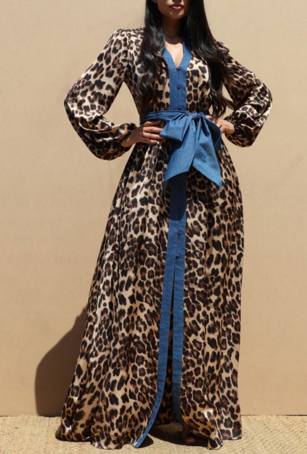 Animal Print maxi Dress